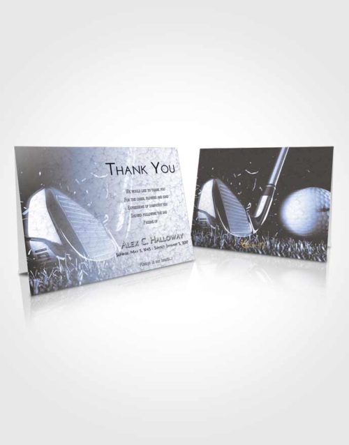 Funeral Thank You Card Template Splendid Golf Swing