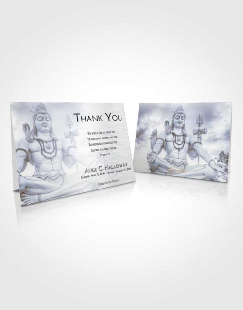 Funeral Thank You Card Template Splendid Hindu Mystery