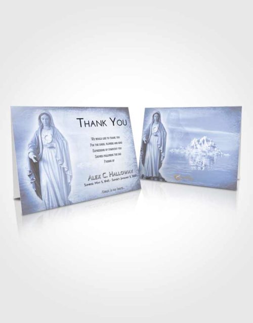 Funeral Thank You Card Template Splendid Mary Full of Grace