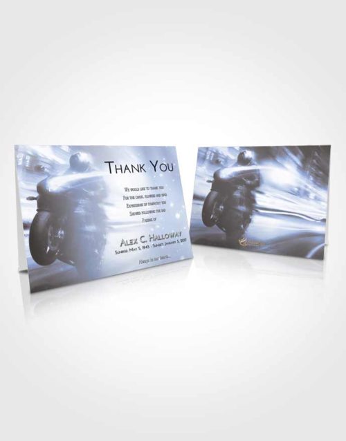 Funeral Thank You Card Template Splendid Motorcycle Speed