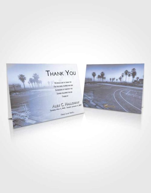 Funeral Thank You Card Template Splendid On the Court