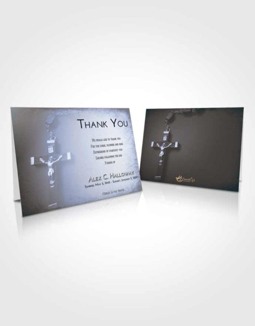 Funeral Thank You Card Template Splendid Rosary Love