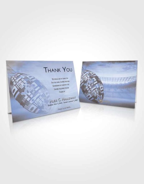 Funeral Thank You Card Template Splendid Rugby Passion