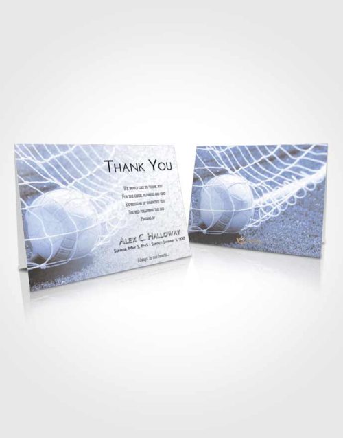 Funeral Thank You Card Template Splendid Soccer Pride