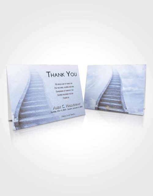 Funeral Thank You Card Template Splendid Stairway to Bliss