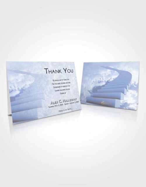 Funeral Thank You Card Template Splendid Stairway to Divinity