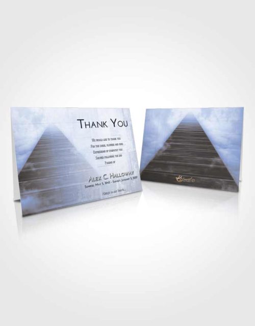Funeral Thank You Card Template Splendid Stairway to Eternity