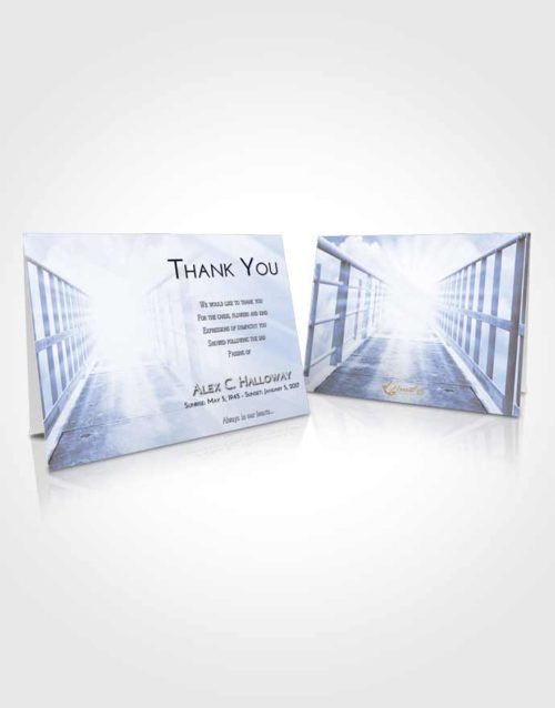 Funeral Thank You Card Template Splendid Stairway to Faith