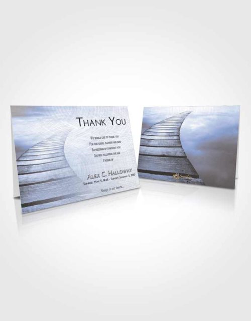 Funeral Thank You Card Template Splendid Stairway to Life