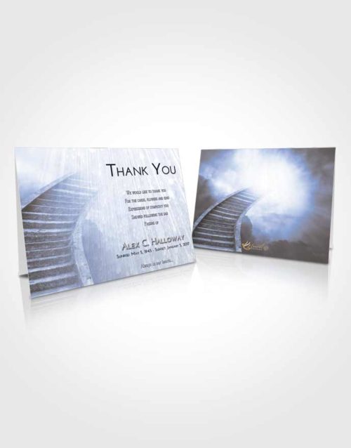 Funeral Thank You Card Template Splendid Stairway to Magnificence