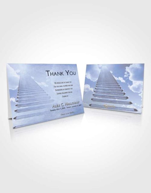 Funeral Thank You Card Template Splendid Steps to Heaven