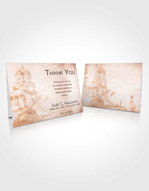 Funeral Thank You Card Template Strawberry Love Brahma Desire
