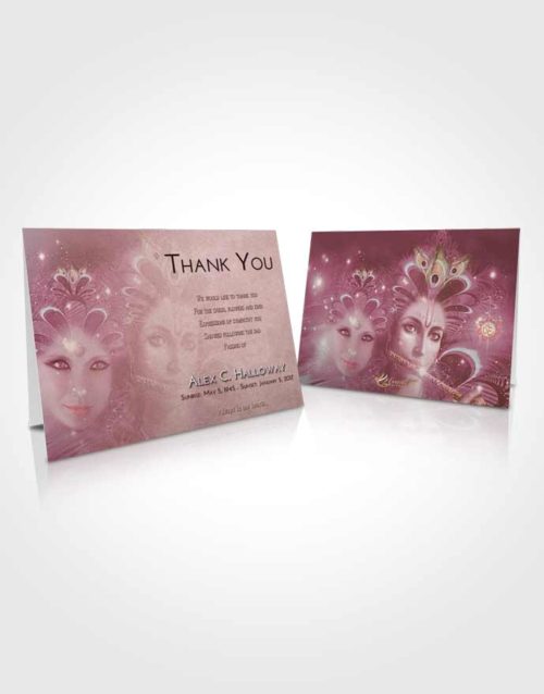 Funeral Thank You Card Template Strawberry Love Hindu Desire