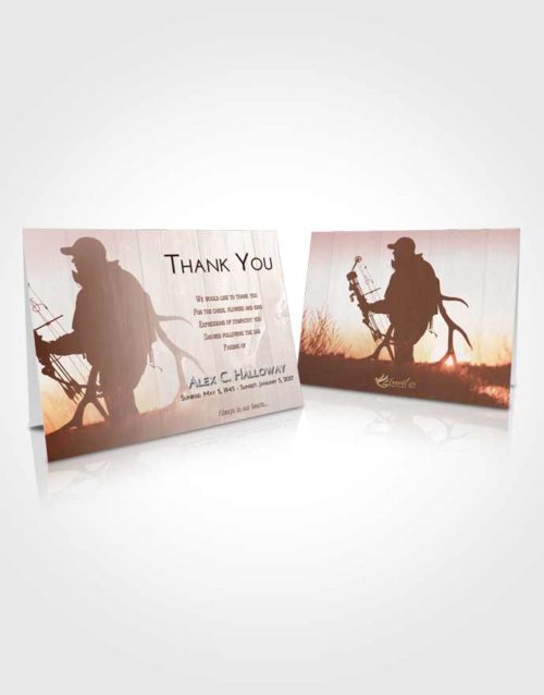Funeral Thank You Card Template Strawberry Love The Hunt