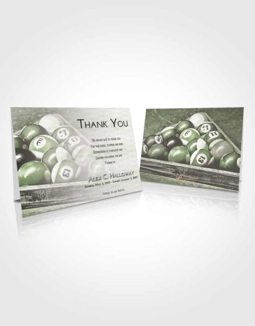 Funeral Thank You Card Template Sweet Billiards Love