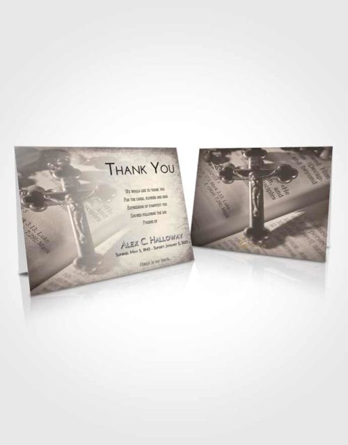 Funeral Thank You Card Template Tranquil Rosary Trust