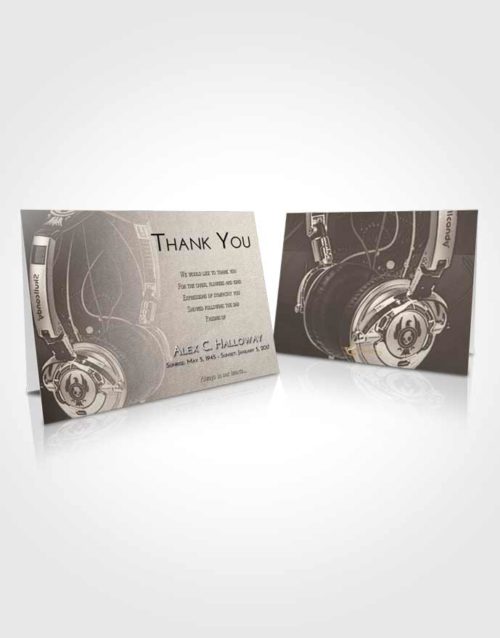 Funeral Thank You Card Template Tranquil Vivace