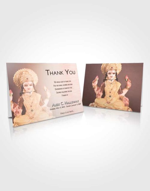 Funeral Thank You Card Template Vintage Love Lakshmi Desire