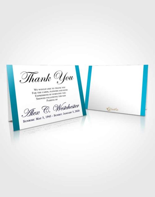 Funeral Thank You Card Template Ambient Radiance