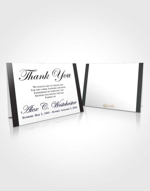 Funeral Thank You Card Template Beautiful Radiance