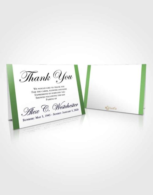 Funeral Thank You Card Template Brilliant Radiance