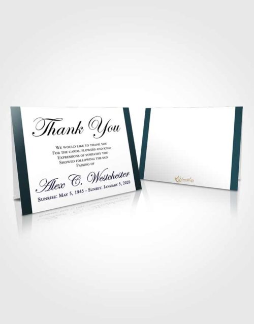 Funeral Thank You Card Template Gentle Radiance