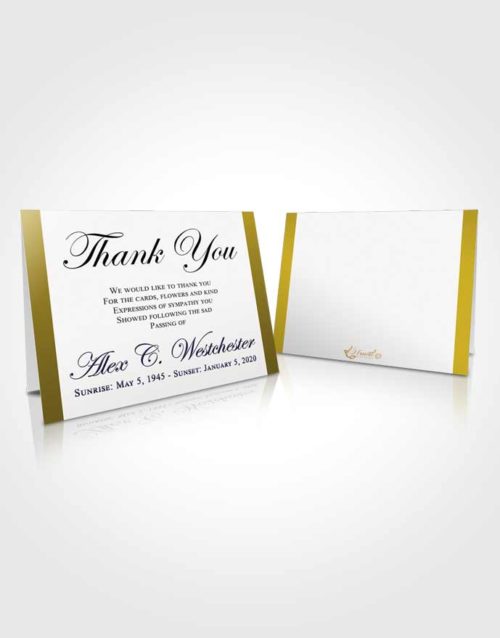 Funeral Thank You Card Template Natural Radiance