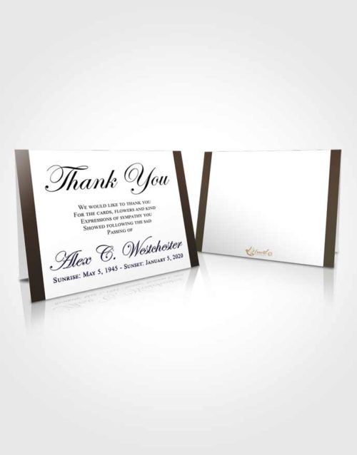 Funeral Thank You Card Template Pacific Radiance