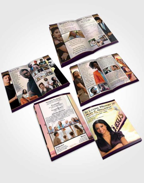 Booklet Memorial Folder Loving Mix Road to Jesus