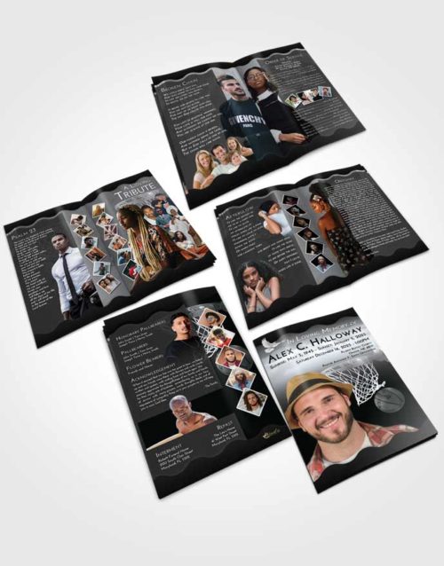 Booklet Memorial Folder Freedom Basketball Journey