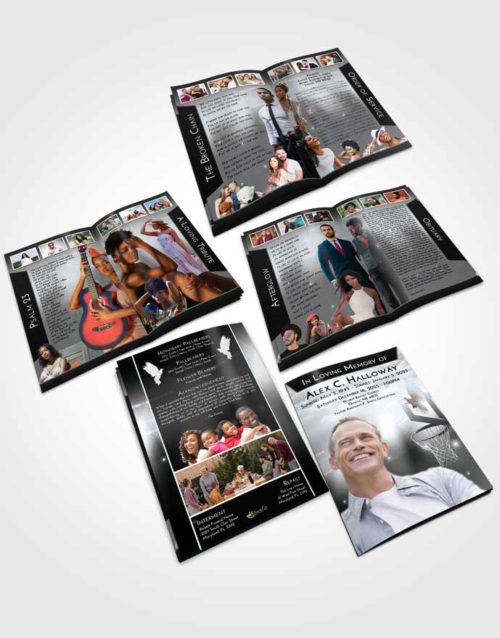 Booklet Memorial Folder Freedom Basketball Pride