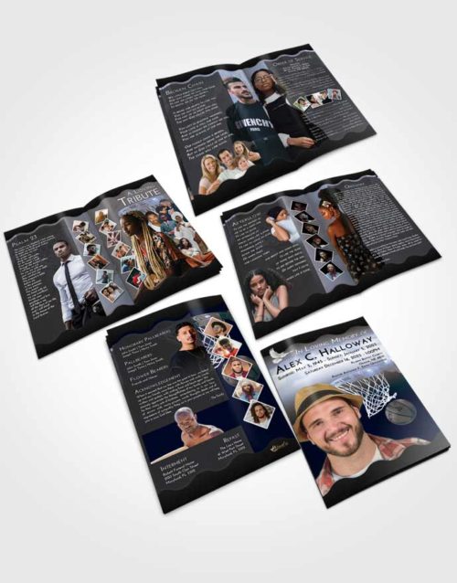 Booklet Memorial Folder Splendid Basketball Journey