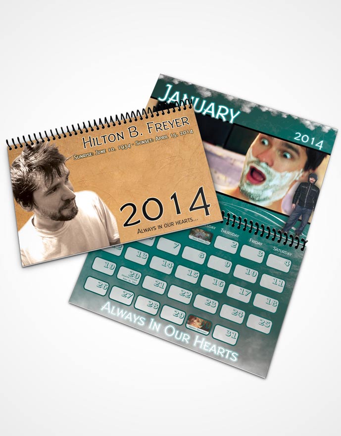 Family Remembrance Calendar Spiral-Bound Small