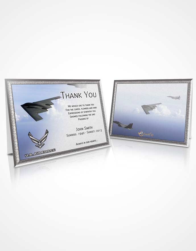 Thank You Card Air Force 04