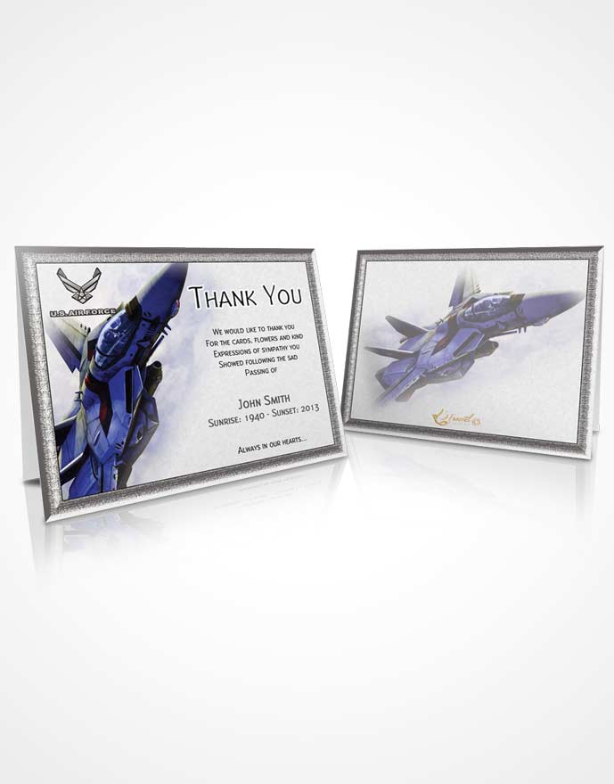 Thank You Card Air Force 05