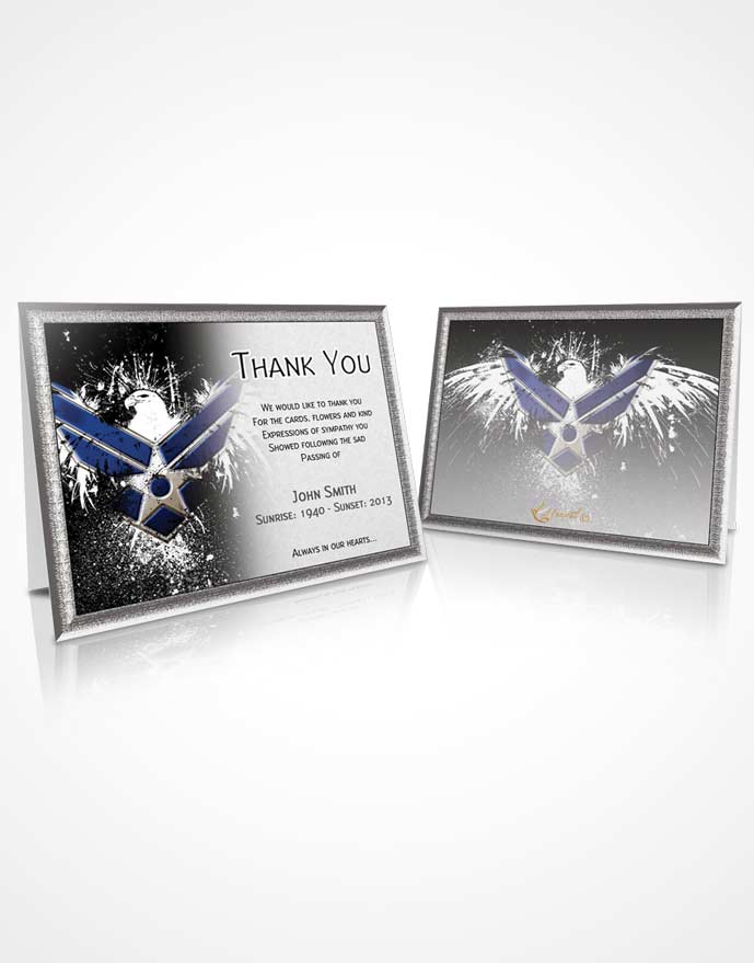 Thank You Card Air Force 06