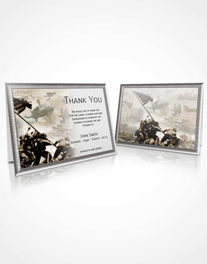 Thank You Card Army 06