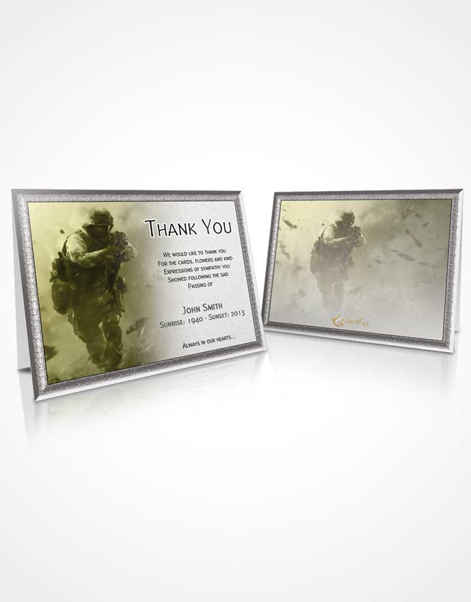 Thank You Card Army 08
