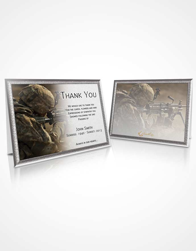 Thank You Card Army 10