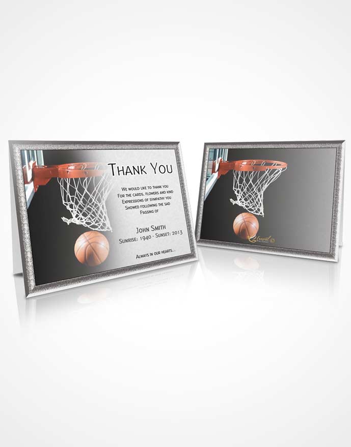 Thank You Card Basketball 01