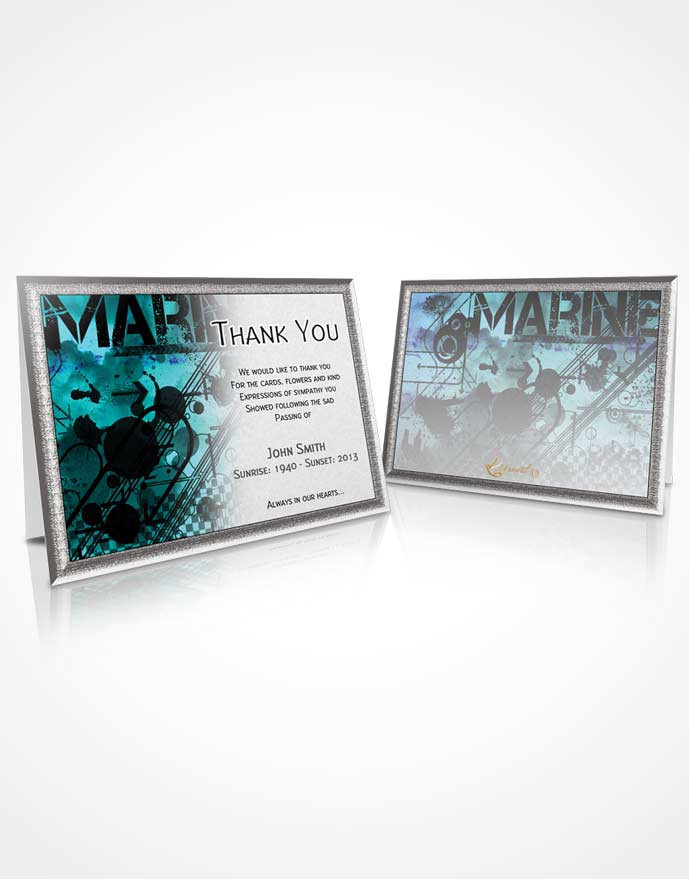 Thank You Card Marines 01