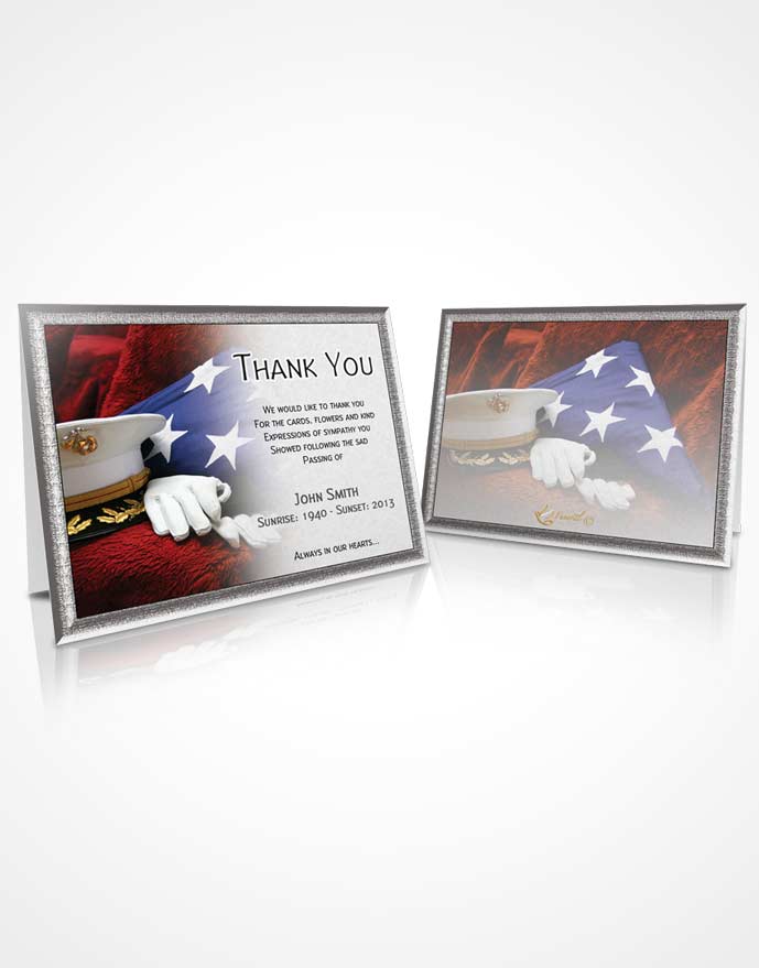 Thank You Card Marines 03