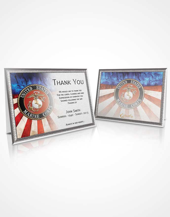Thank You Card Marines 06