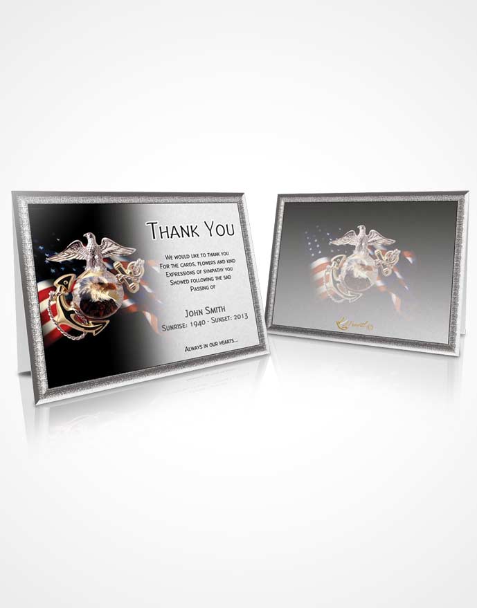 Thank You Card Marines 08
