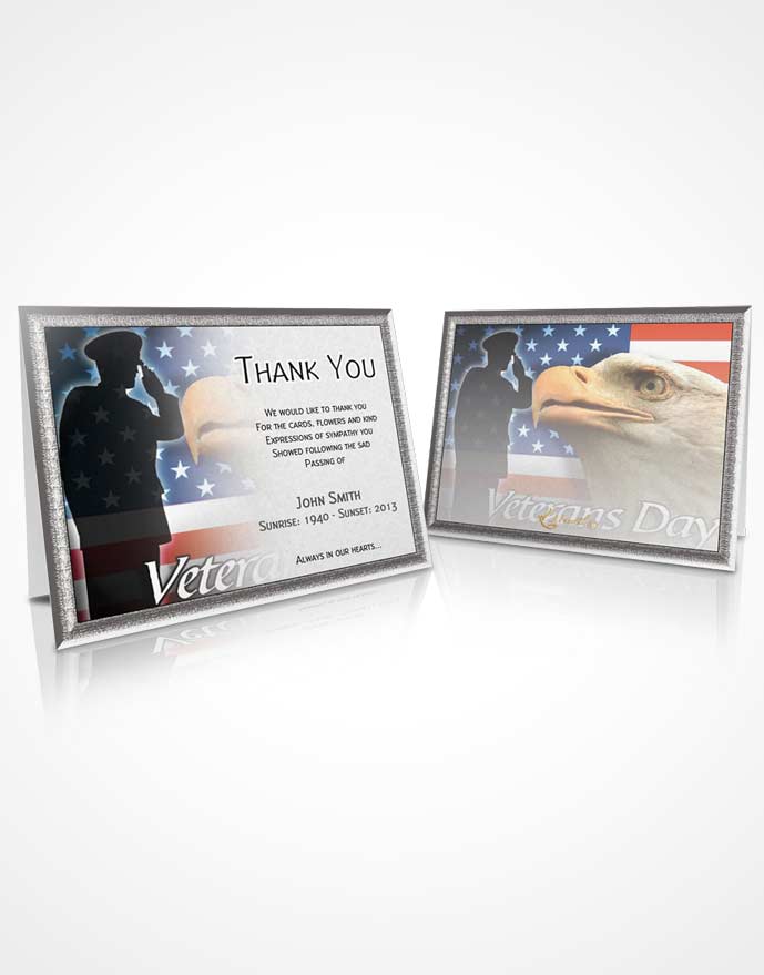 Thank You Card Veteran 12