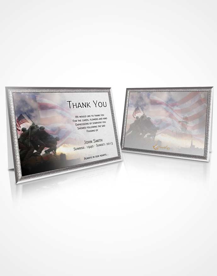 Thank You Card Veteran 14