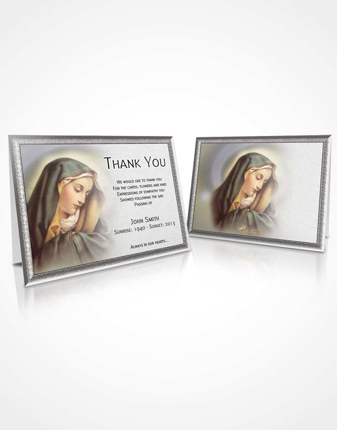 Thank You Card Virgin Mary 01