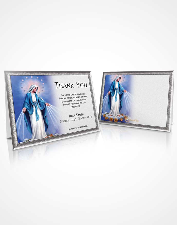 Thank You Card Virgin Mary 04