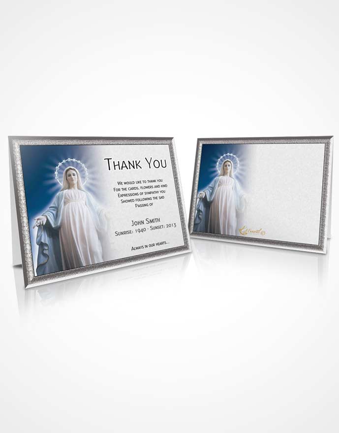 Thank You Card Virgin Mary 06
