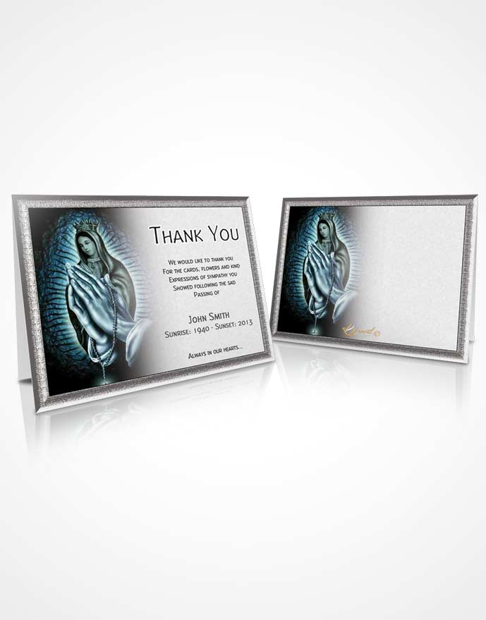 Thank You Card Virgin Mary 07